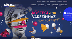 Desktop Screenshot of koszeg.hu
